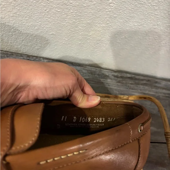 G.H. BASS Weejuns Brown Leather Upper and sole Handcrafted Men’s Loafer sz 11 D - Picture 7 of 10